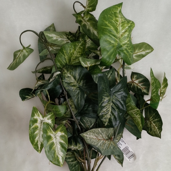 6 Bushes Hanging Artificial Syngonium Vine Bush